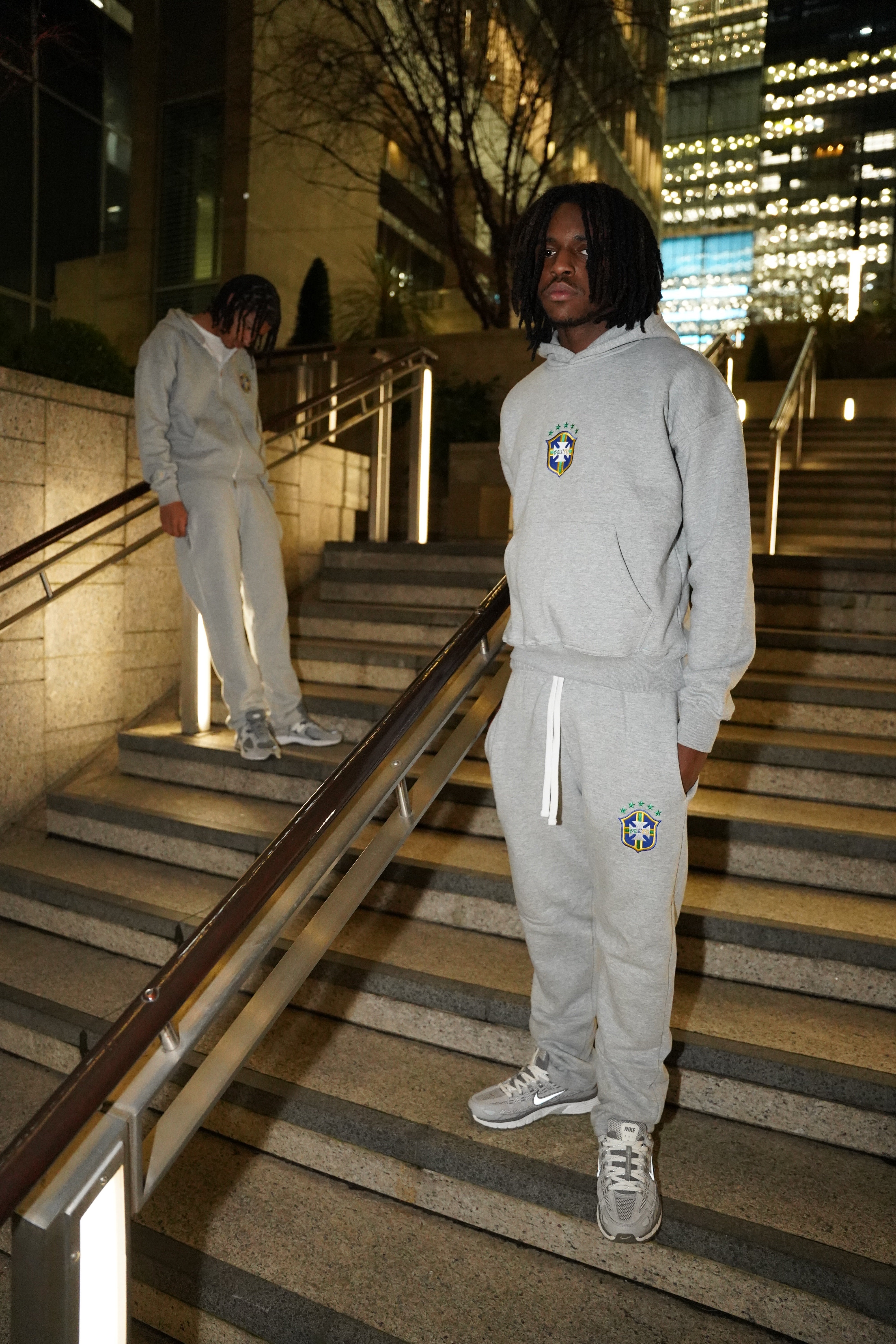 BRAZIL HOODIE - GREY