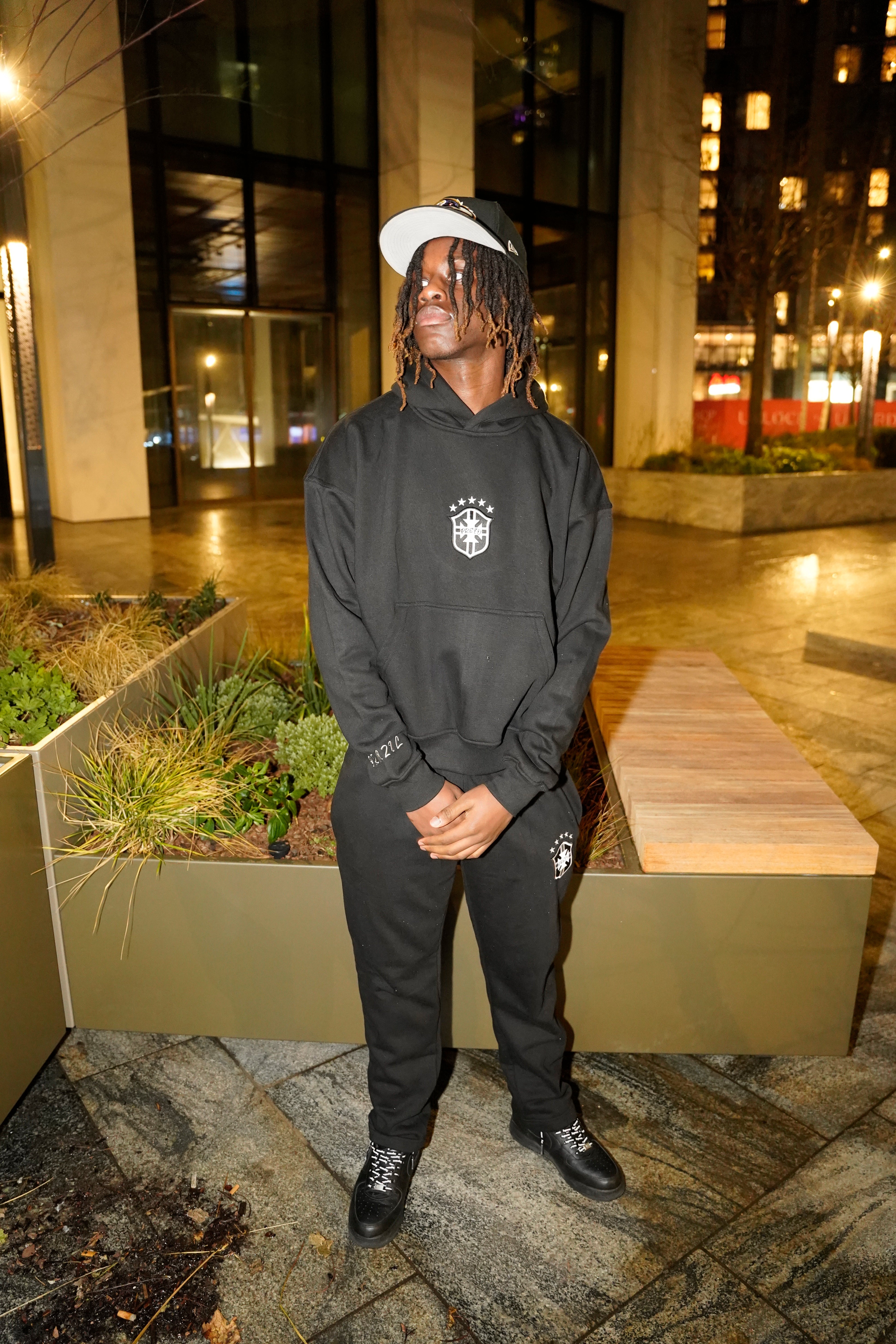 BRAZIL HOODIE - BLACK