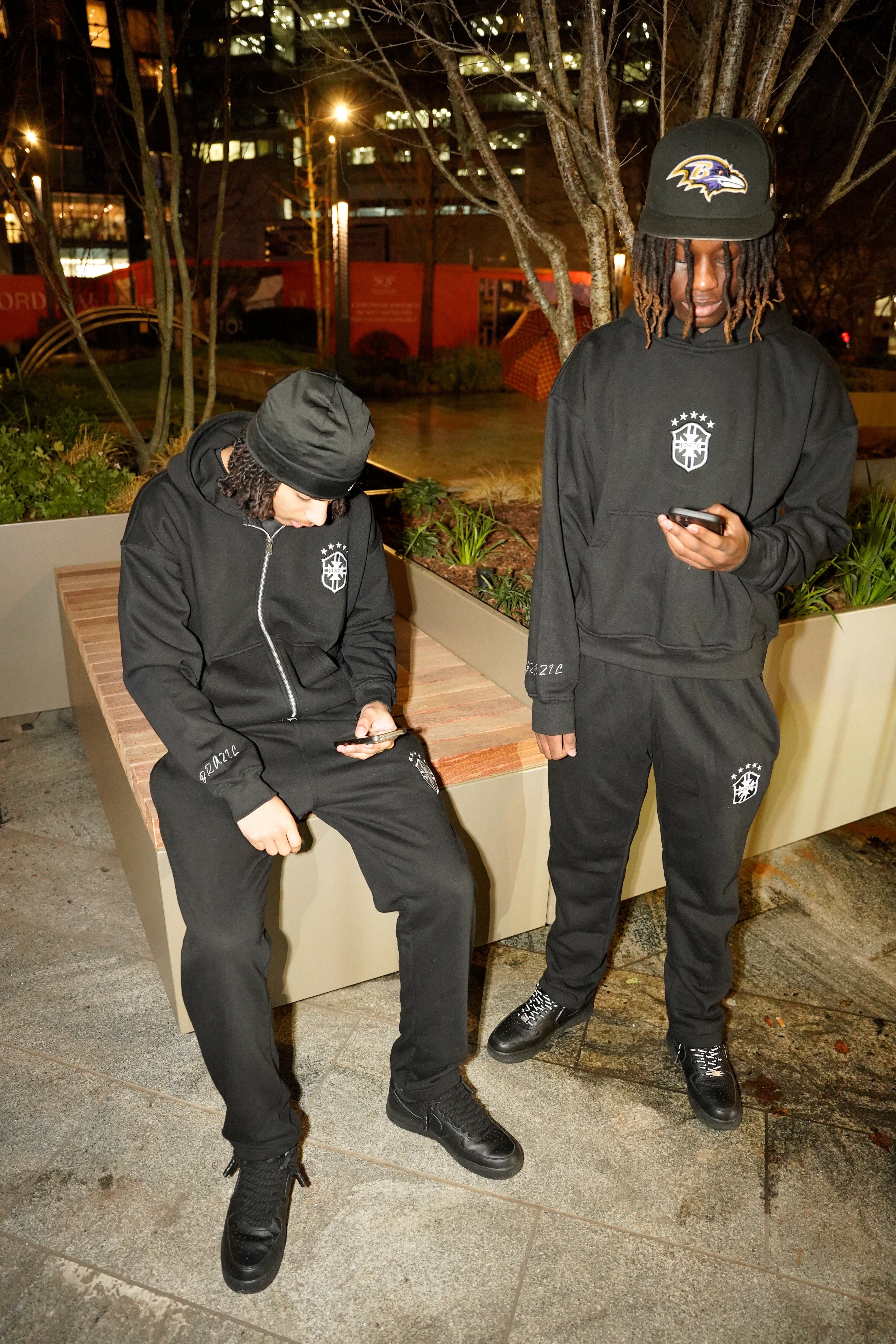 BRAZIL HOODIE - BLACK