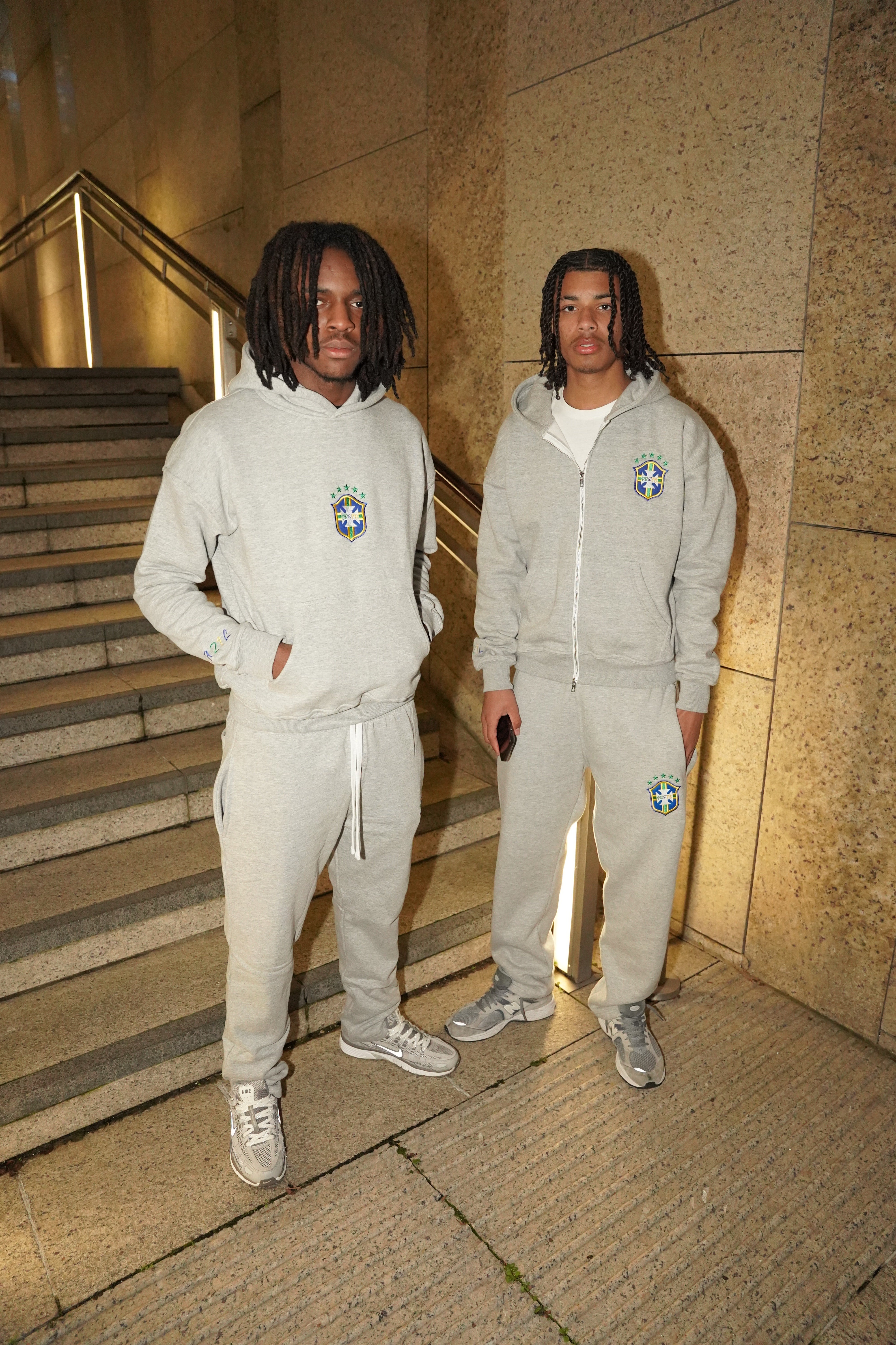 BRAZIL HOODIE - GREY