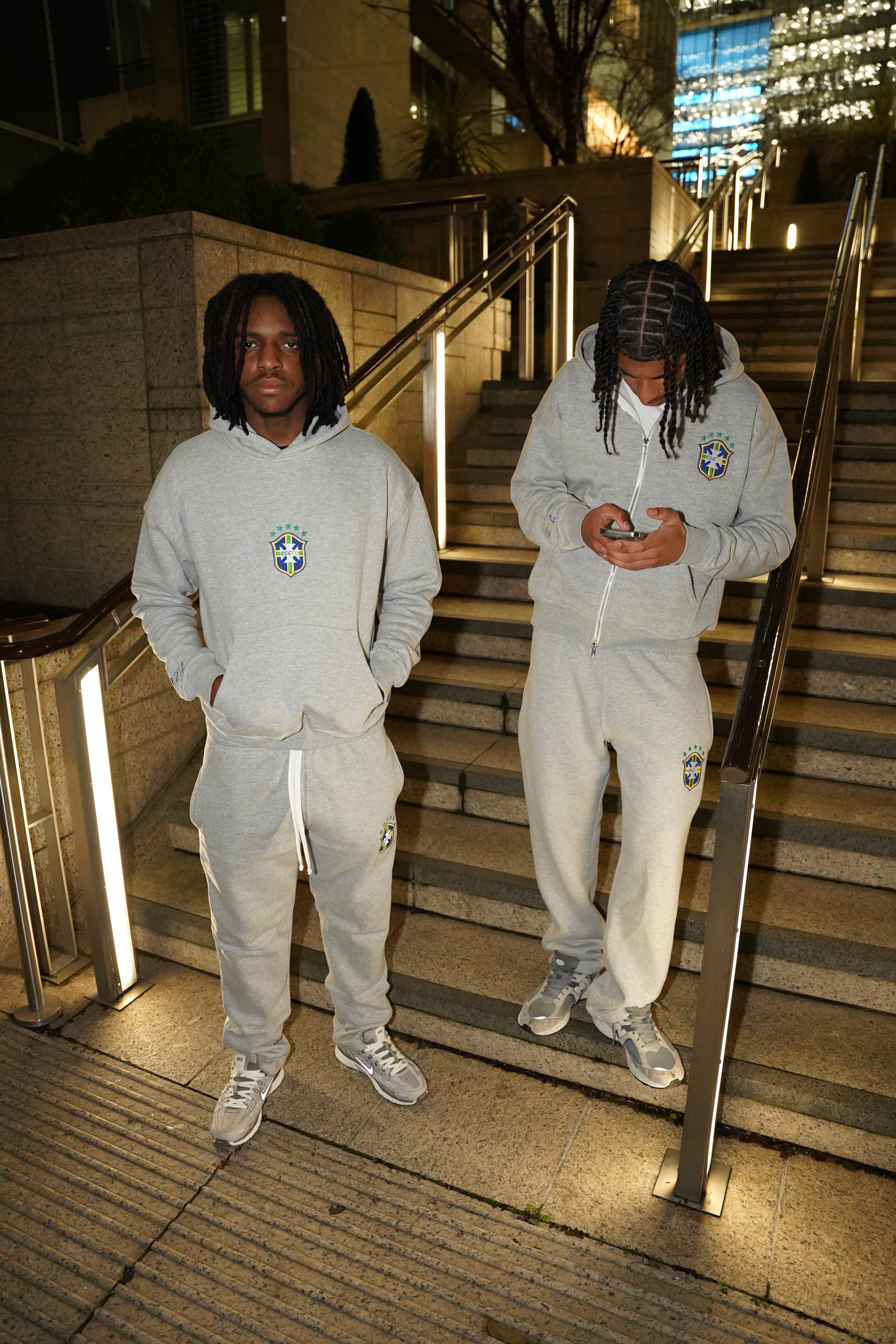 BRAZIL HOODIE - GREY