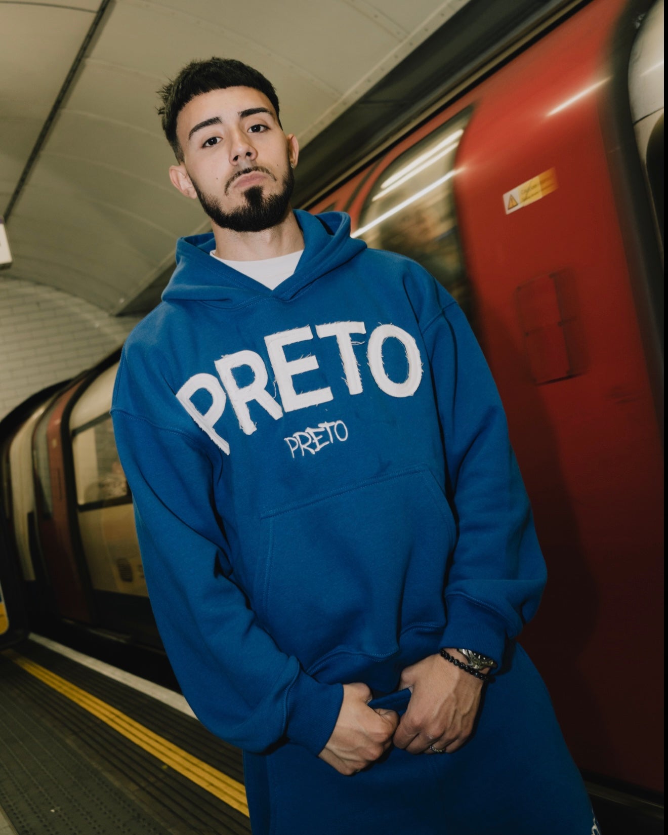 PRETO HOODIE - BLUE