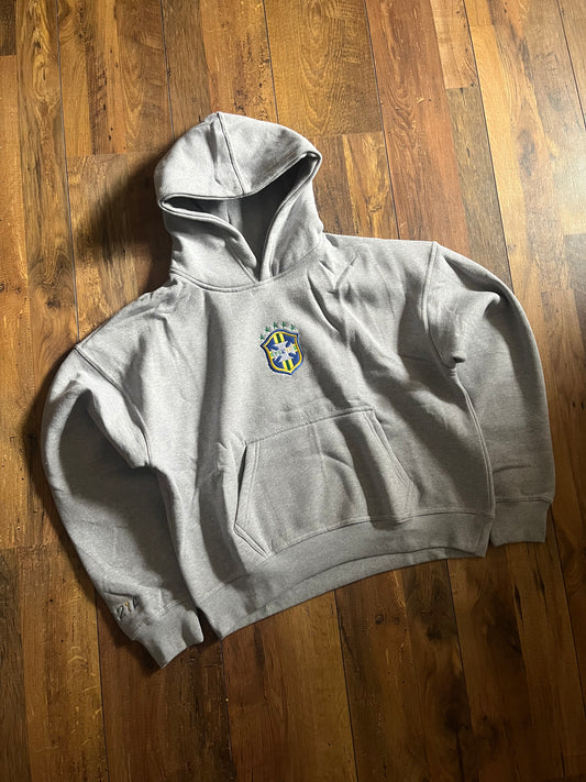 BRAZIL HOODIE - GREY