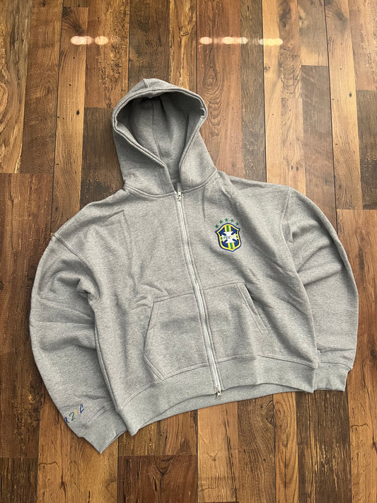 BRAZIL ZIP-UP - GREY