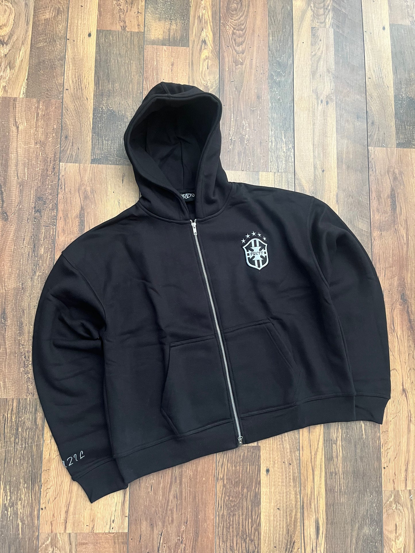 BRAZIL ZIP-UP - BLACK