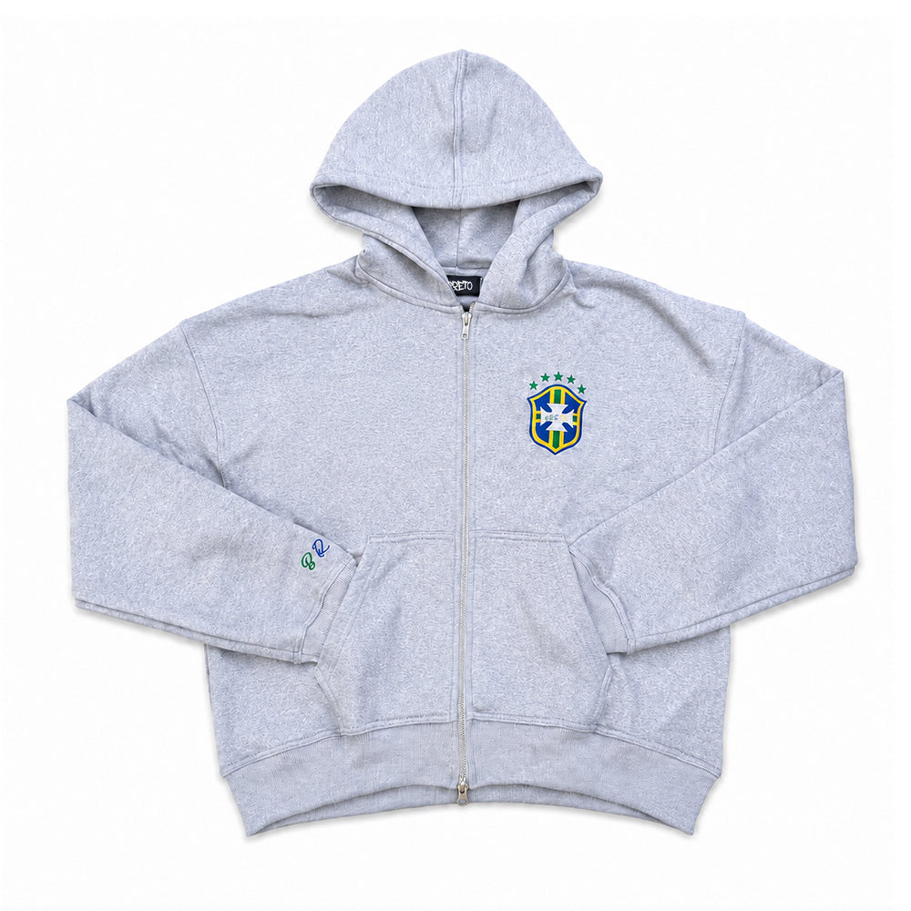 BRAZIL ZIP-UP - GREY