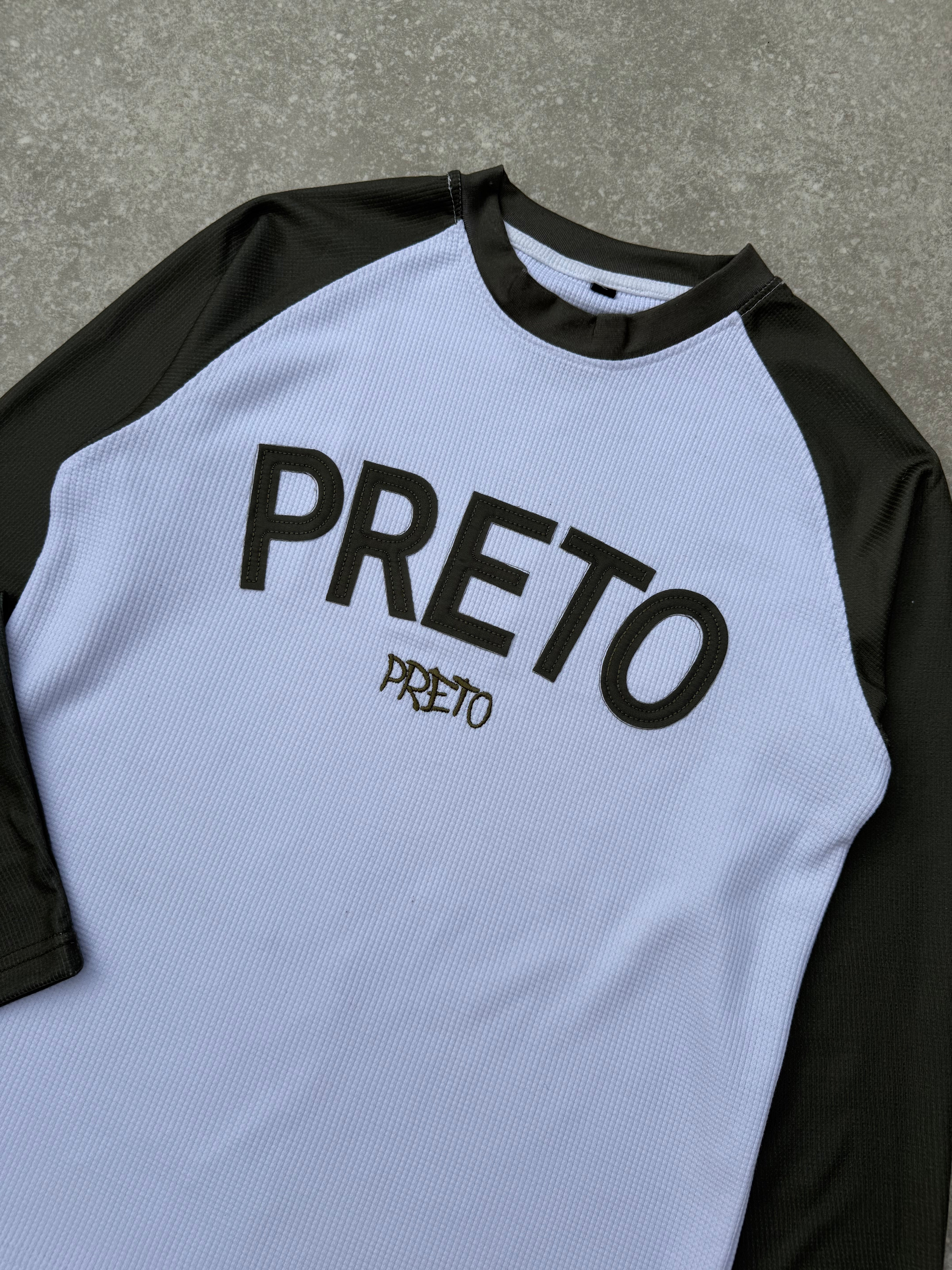 PRETO WAFFLE LONG SLEEVE - OLIVE