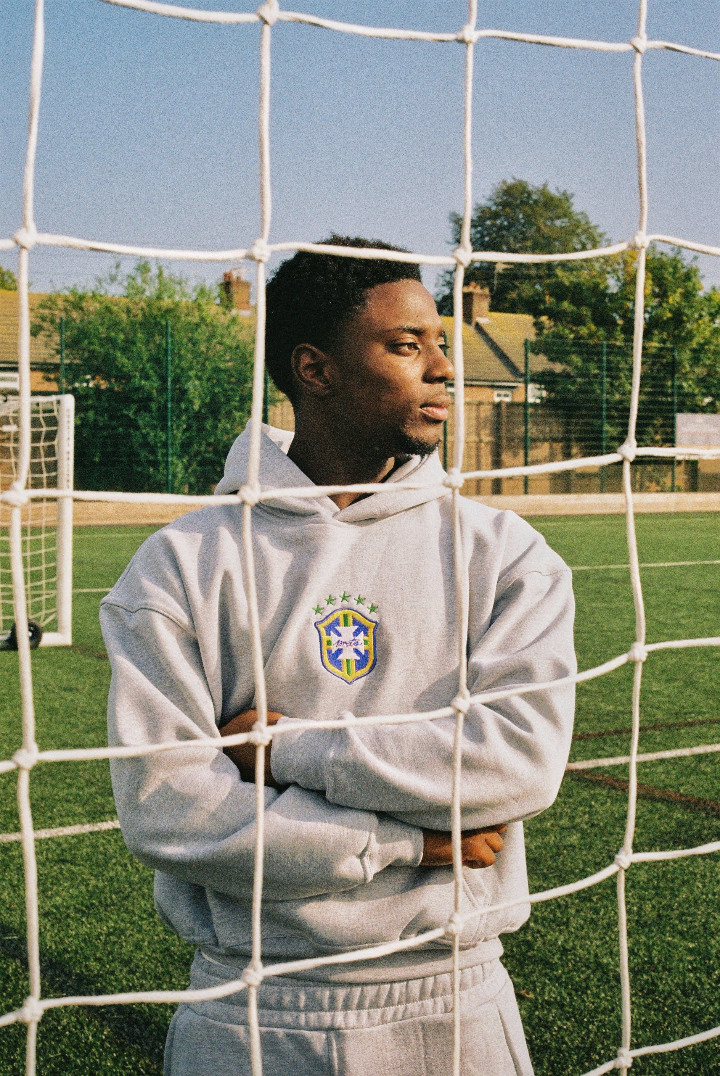 BRAZIL HOODIE - GREY